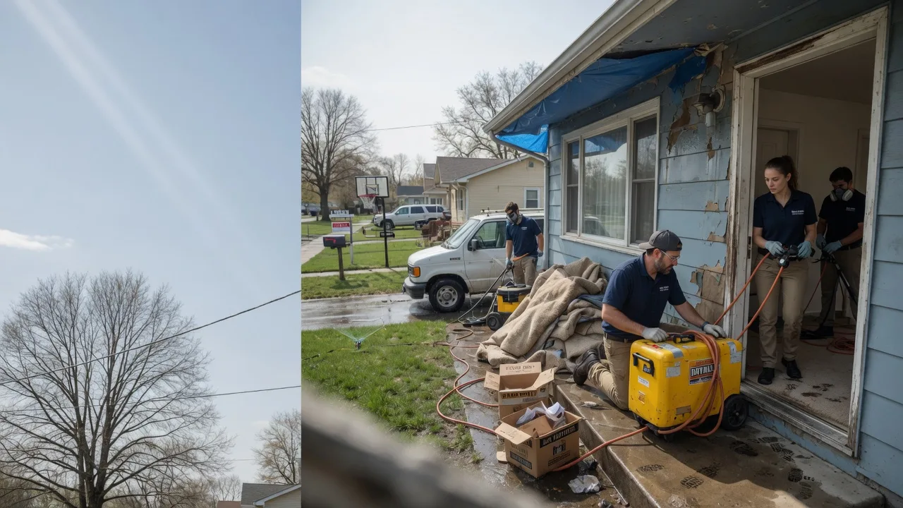 Basement Flood Cleanup in Davenport, NE near me